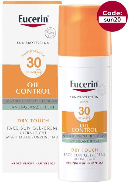 Eucerin Sun Oil Control Face LSF 30 50 ml Gel-Creme