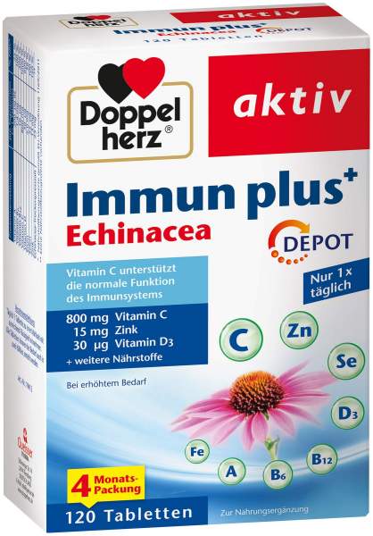 Doppelherz Aktiv Immun Plus Echinacea 120 Tabletten