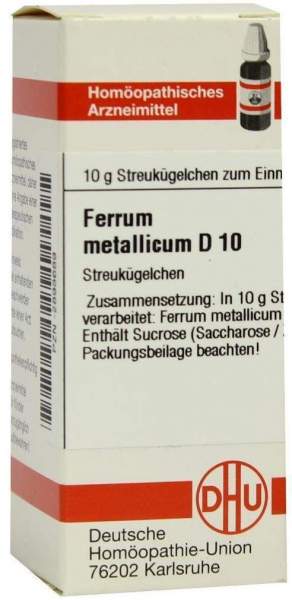 Ferrum Metallicum D 10 Globuli