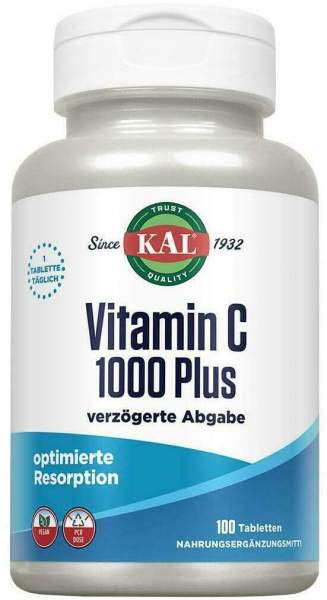 Vitamin C 1000 Plus Kal Retardtabletten