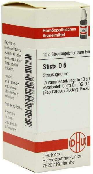 Dhu Sticta D6 10 G Globuli