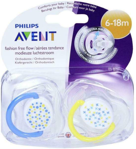 Avent Schnuller Freeflow 6-18 Monate 2 Stück
