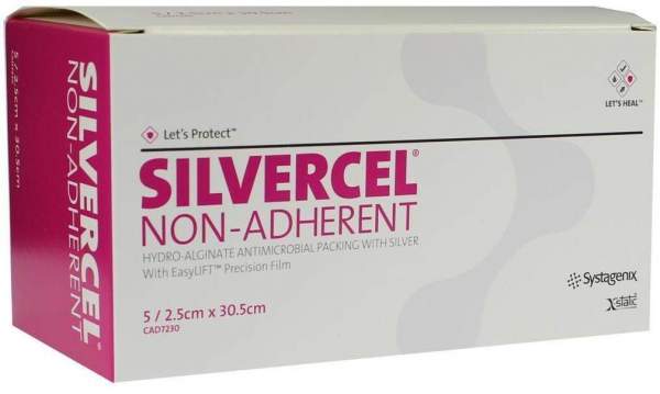 Silvercel Non Adherent Tamponade 2,5x30,5cm