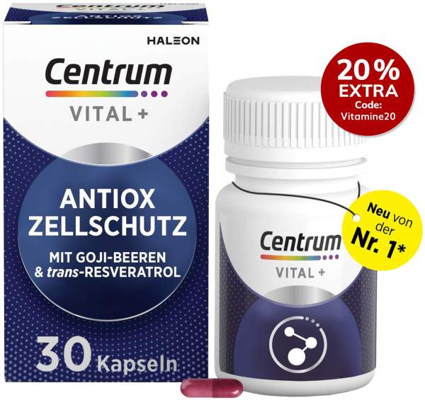 Centrum Vital + Antiox Zellschutz 30 Kapseln