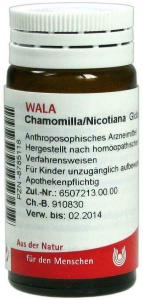 Wala Chamomilla Nicotiana 20 G Globuli