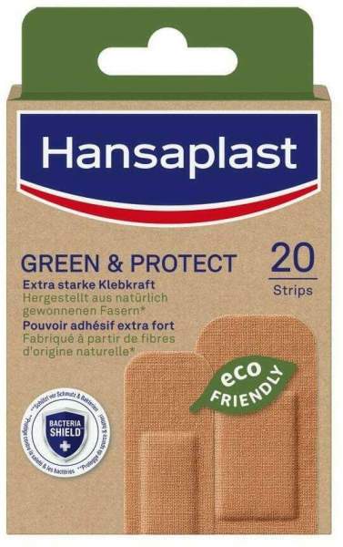 Hansaplast Green &amp; Protect 20 Pflasterstrips