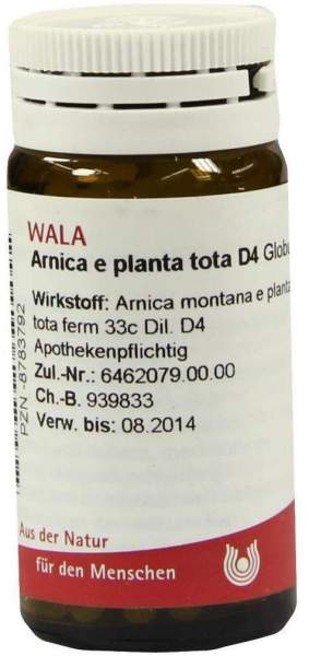 Wala Arnica e planta tota D4 20 g Globuli