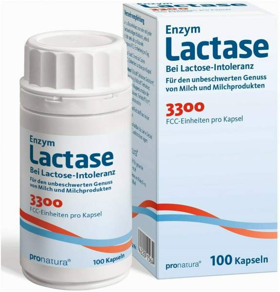 Lactase 3300 Fcc 200 mg 100 Kapseln
