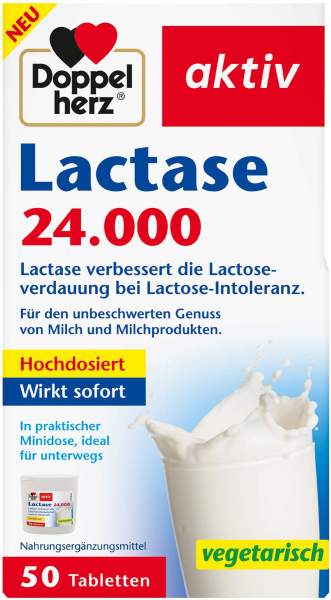 Doppelherz Aktiv Lactase 24.000 50 Tabletten