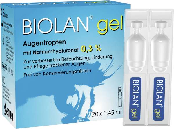 Biolan Gel Augentropfen 20 X 0.45 ml Augentropfen
