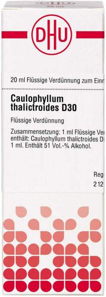 Dhu Caulophyllum Thalictroides D30 Dilution 20 ml