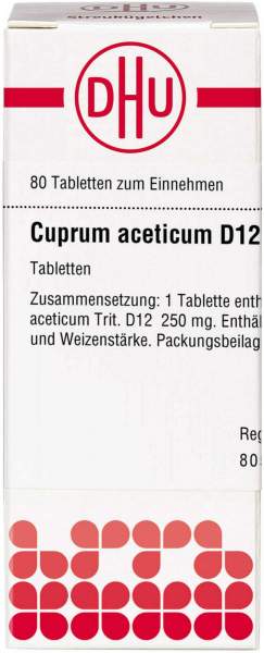 Dhu Cuprum Aceticum D12 80 Tabletten