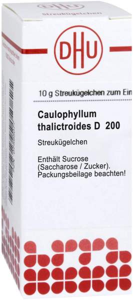 Caulophyllum Thalictroides D 200 Globuli