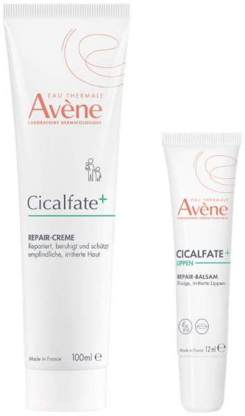 Avene Cicalfate+ Repair-Creme 100 ml + Avene Cicalfate+ Lippen Repair-Balsam 12 ml