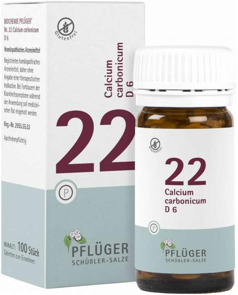 Biochemie Pflüger 22 Calcium Carbonicum D6 100 Tabletten