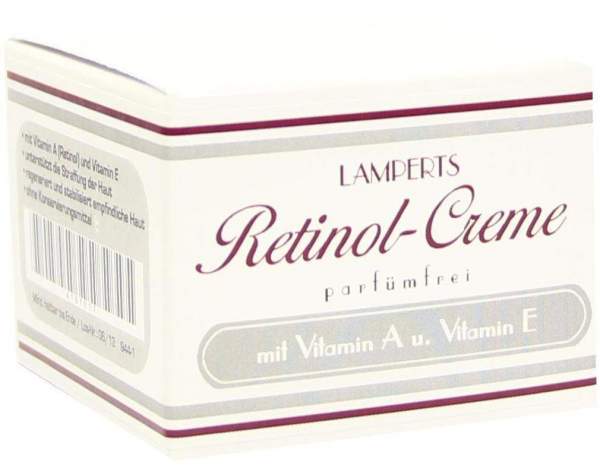 Retinol Parfümfrei Lamperts 50 ml Creme
