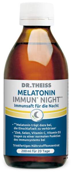 Dr.Theiss Melatonin Immun Night Saft 200 ml