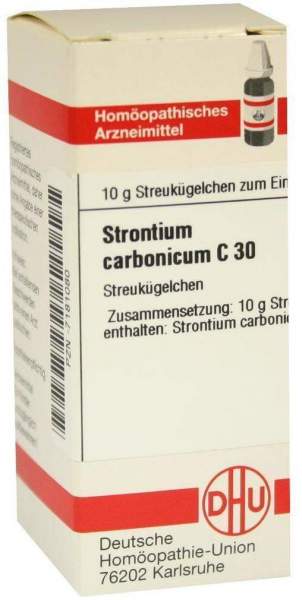 Strontium Carbonicum C 30 10 G Globuli