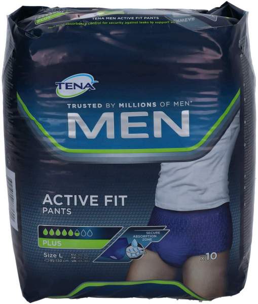 Tena Men Active Fit Pants Plus L 4 X 10 Stück