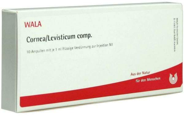 Wala Cornea Levisticum Comp. 10 X 1 ml Ampullen