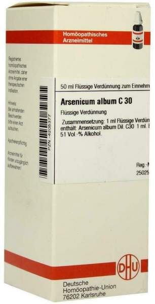 Arsenicum Album C30 50 ml Dilution