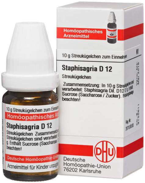 Staphisagria D12 10 g Globuli