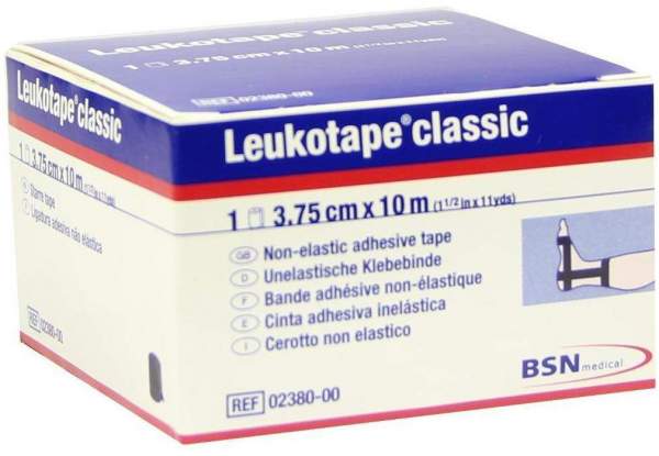Leukotape Classic 10 M X 3,75 cm Schwarz 1 Stück