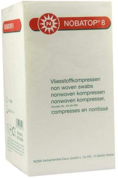 Nobatop 8 Kompressen 10 X 10 cm Unsteril 200 Kompressen
