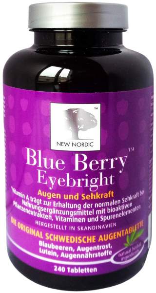 Blue Berry Eyebright 240 Tabletten