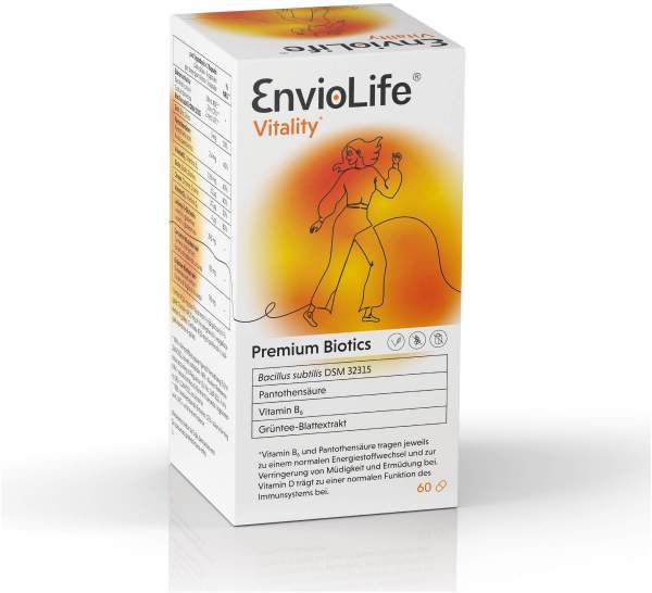 Enviolife Vitality Bakterien Curcuma &amp; L-Glutamin 60 Kapseln