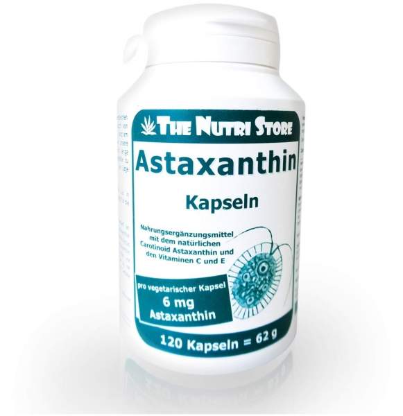 Astaxanthin 6 mg Vegetarische Kapseln 120 Stück