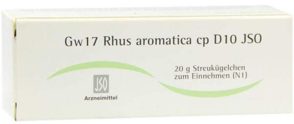 Jso Jkh Gewebemittel Gw 17 Rhus Aromatica Cp D 10 20g...