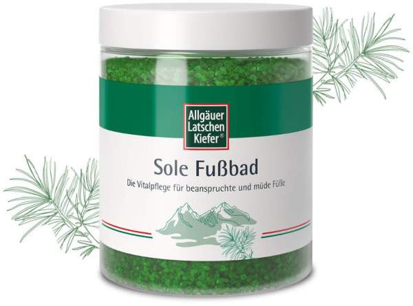 Allgäuer Latschenkiefer Sole Fußbad 350 G Bad