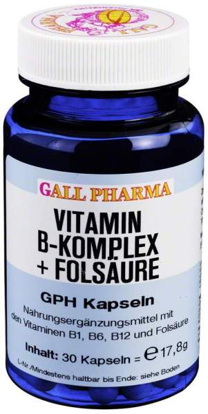 Vitamin B Komplex + Folsäure 30 Kapseln