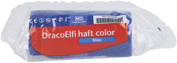 Dracoelfi Haft Color Fixierbinde 10 Cmx4 M Blau