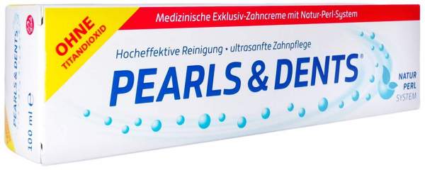 Pearls &amp; Dents Exklusiv-Zahncreme ohne Titandioxid 100 ml