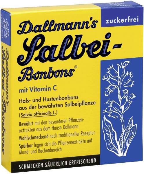 Dallmann s Salbeibonbons Zuckerfrei 20 Bonbons