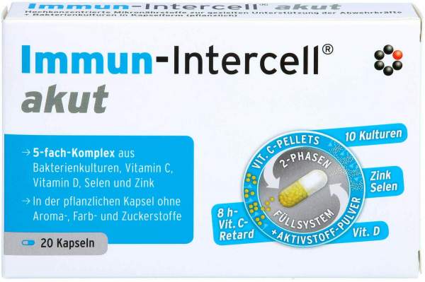 Immun Intercell akut Hartk.m.veränderter Wirkstofffreisetzung 20 Stück