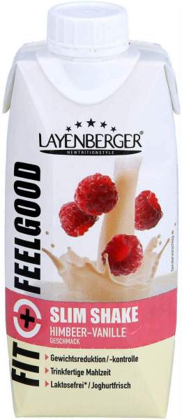 Layenberger Fit+feelgood Slim Shake Himbeer-Vanille 330ml