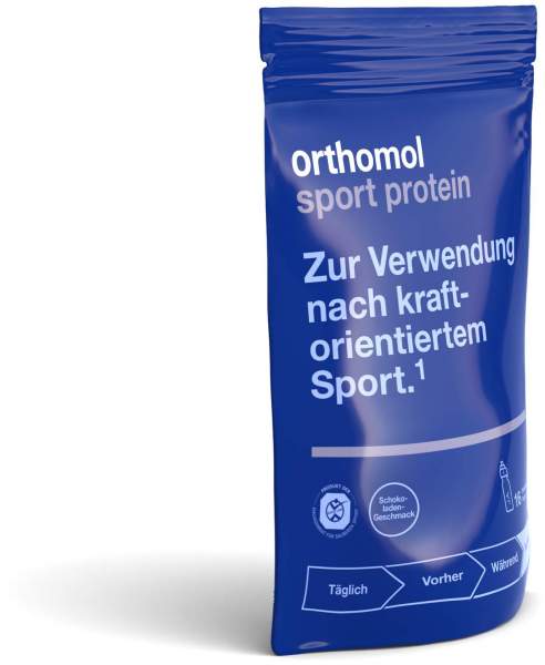 Orthomol Sport Protein 640g Pulver 16 Portionen Schoko