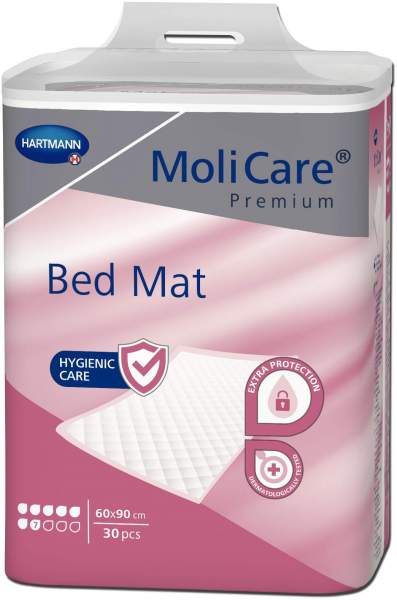 Molicare Premium Bed Mat 7 Tropfen 60 X 90 cm 30 Stück