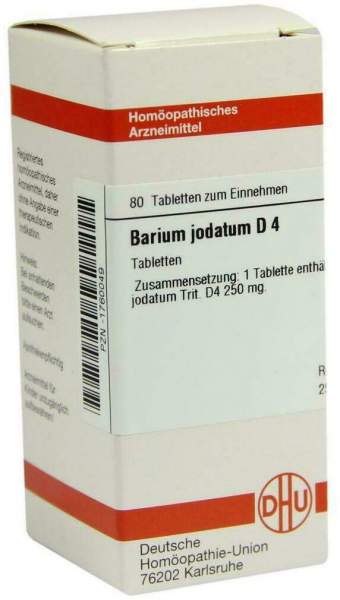Barium Jodatum D4 Tabletten 80 Tabletten