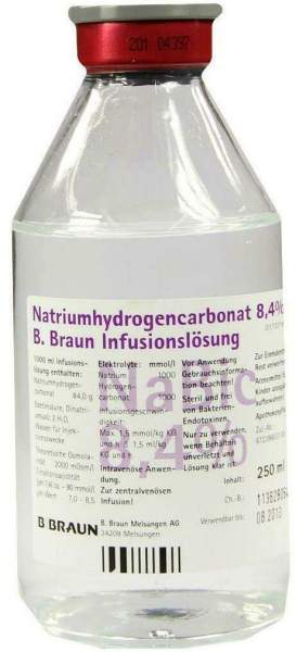 Natriumhydrogencarbonat B.Braun 8,4% 250 ml Infusionslösung