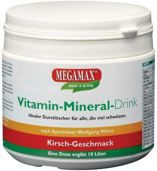 Megamax Vita Mineral Drink Kirsche Pulver