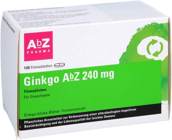 Ginkgo AbZ 240 mg 120 Filmtabletten