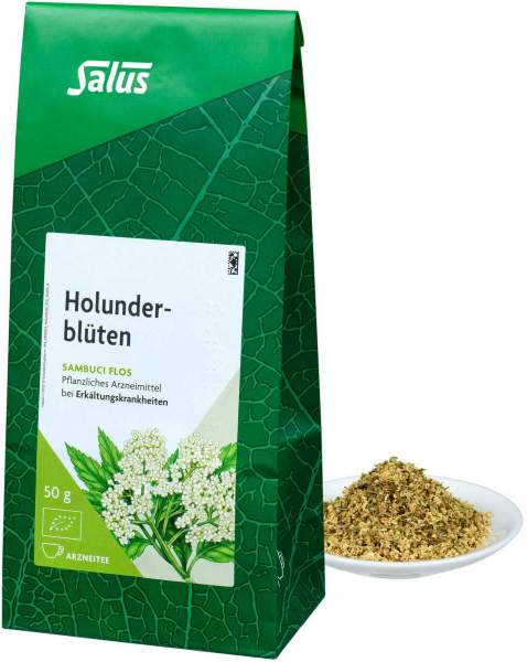 Holunderblüten Arzneitee Sambuci Flos Salus 50 G