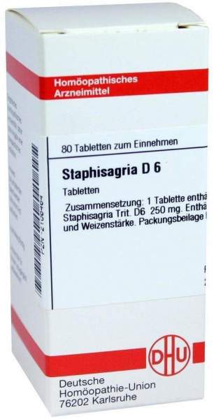Staphisagria D 6 Tabletten