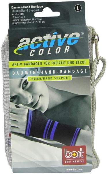 Bort Activecolor Daumen Hand Bandage Large Schwarz 1 Stück