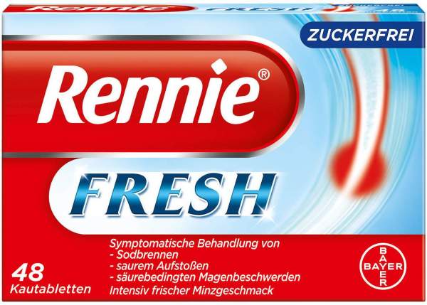 Rennie Fresh zuckerfrei 48 Kautabletten