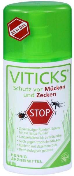 Viticks Schutz Vor Mücken und Zecken 100 ml Sprühflasche